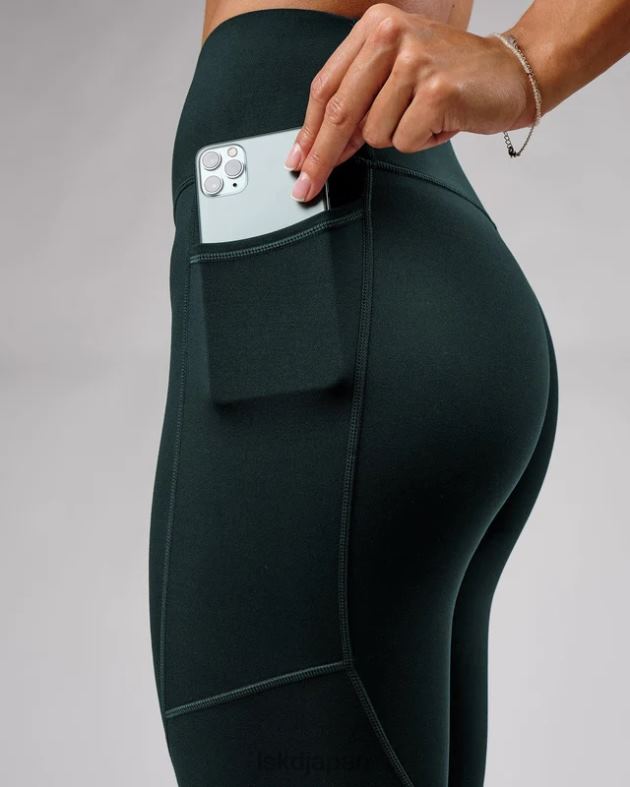 rep フルレングス レギンス スモール ロゴ - ディープ ティール LSKD 女性 衣服 082HP733