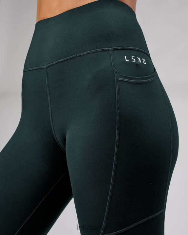 rep フルレングス レギンス スモール ロゴ - ディープ ティール LSKD 女性 衣服 082HP733