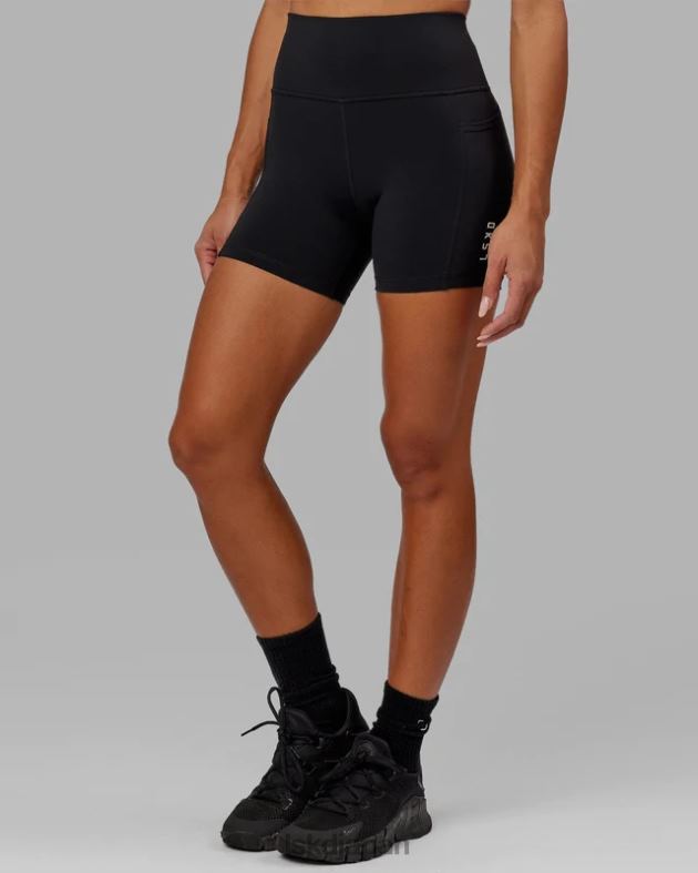 rep x-length ショート スモール ロゴ - ブラック LSKD 女性 衣服 082HP621