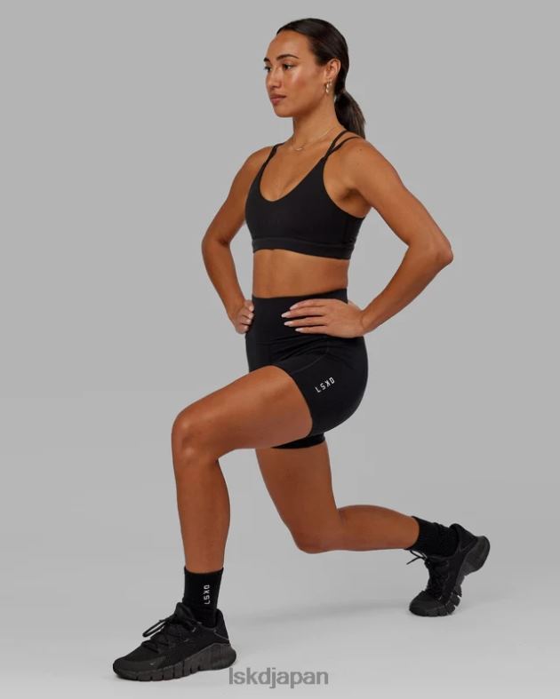 rep x-length ショート スモール ロゴ - ブラック LSKD 女性 衣服 082HP621