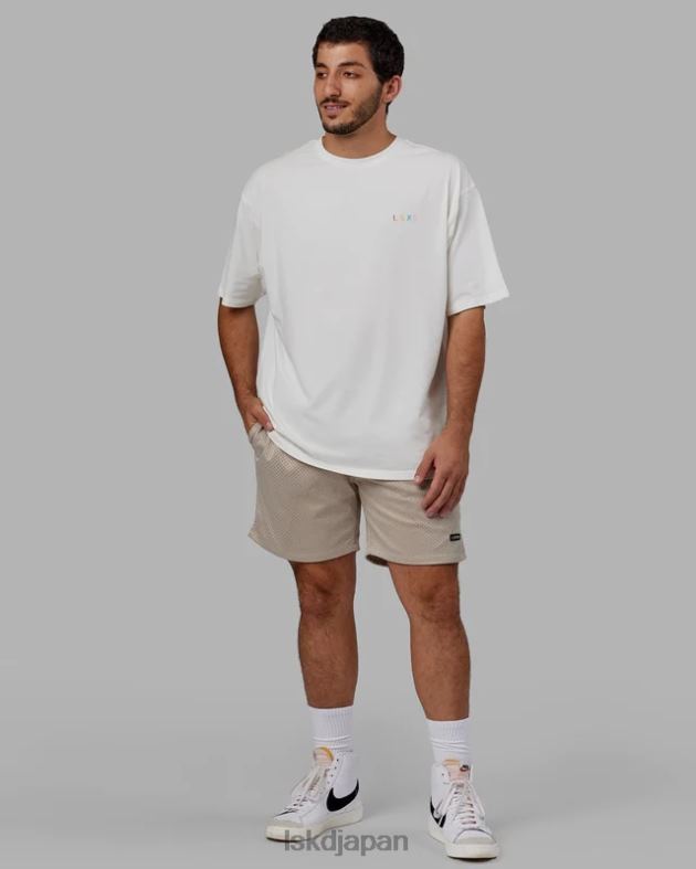 Amplify FLXコットン T シャツ オーバーサイズ - オフホワイト LSKD ユニセックス 衣服 082HP315