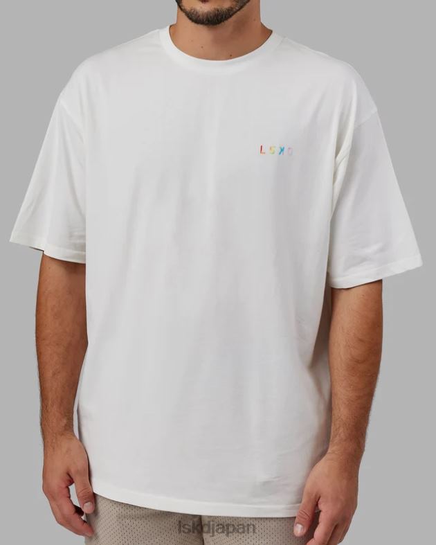 Amplify FLXコットン T シャツ オーバーサイズ - オフホワイト LSKD ユニセックス 衣服 082HP315