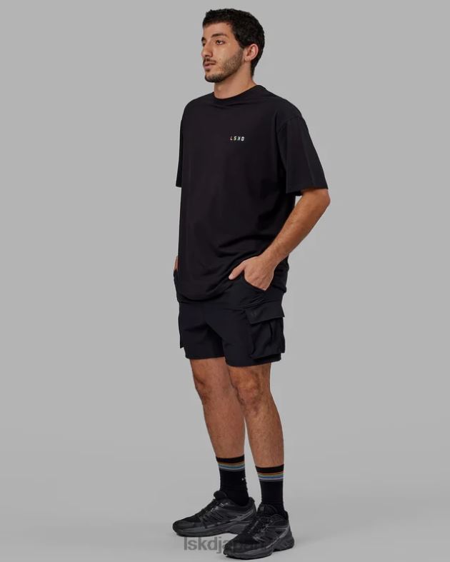 Amplify FLXコットン T シャツ オーバーサイズ - ブラック LSKD ユニセックス 衣服 082HP316