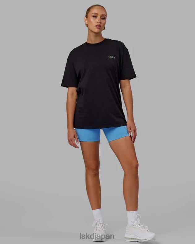 Amplify FLXコットン T シャツ オーバーサイズ - ブラック LSKD ユニセックス 衣服 082HP316