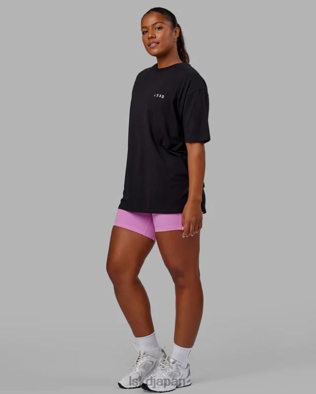 Amplify FLXコットン T シャツ オーバーサイズ - ブラック LSKD ユニセックス 衣服 082HP316