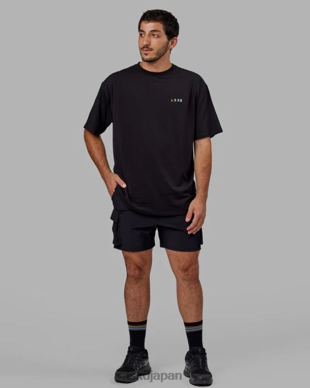 Amplify FLXコットン T シャツ オーバーサイズ - ブラック LSKD ユニセックス 衣服 082HP316