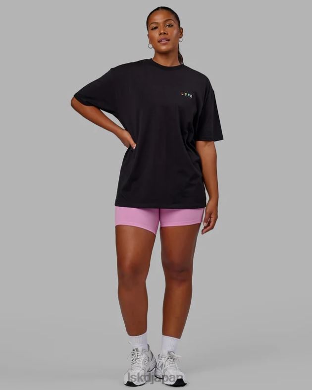 Amplify FLXコットン T シャツ オーバーサイズ - ブラック LSKD ユニセックス 衣服 082HP316