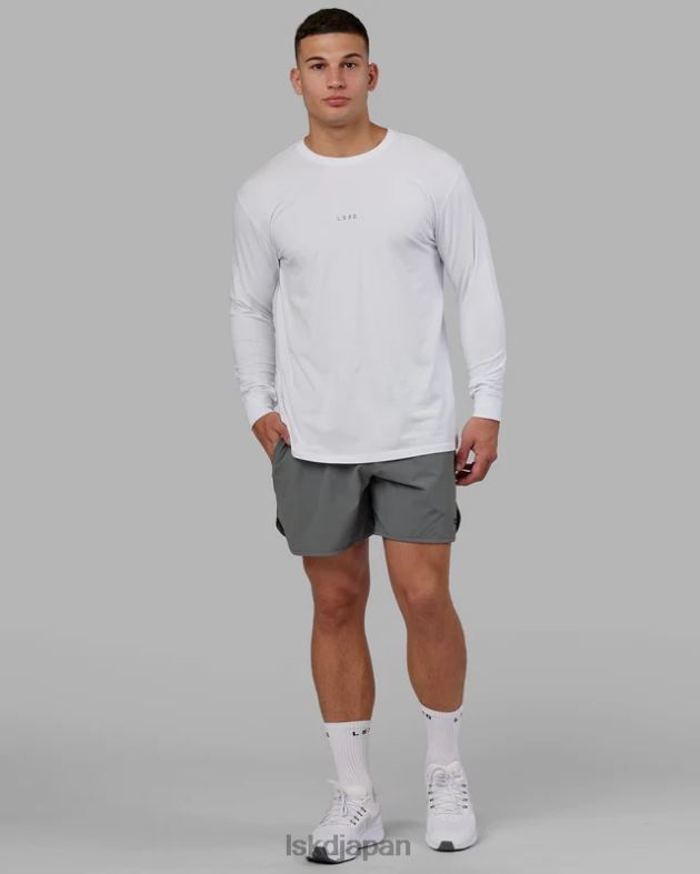 ベース FLXCOTTON LS T シャツ - ホワイト LSKD 男性 衣服 082HP937