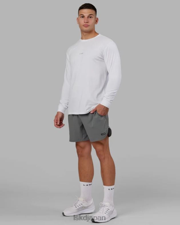 ベース FLXCOTTON LS T シャツ - ホワイト LSKD 男性 衣服 082HP937