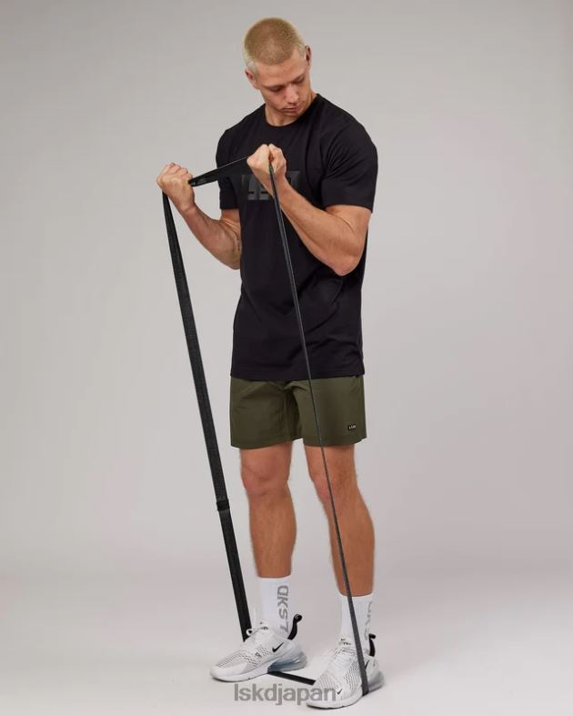 ストレングス FLXDRY パフォーマンス T シャツ - ブラックブラック LSKD 男性 衣服 082HP952