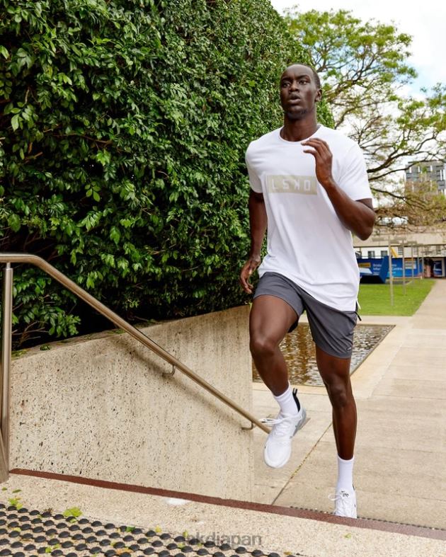 ストレングス FLXDRY パフォーマンス T シャツ - ホワイトトープ LSKD 男性 衣服 082HP982