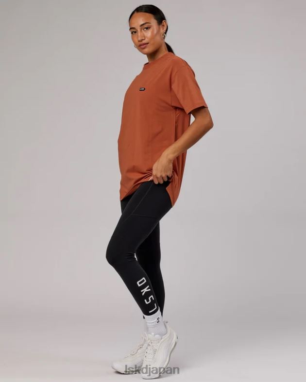 カプセル FLXコットン T シャツ オーバーサイズ - オーバーン LSKD ユニセックス 衣服 082HP239