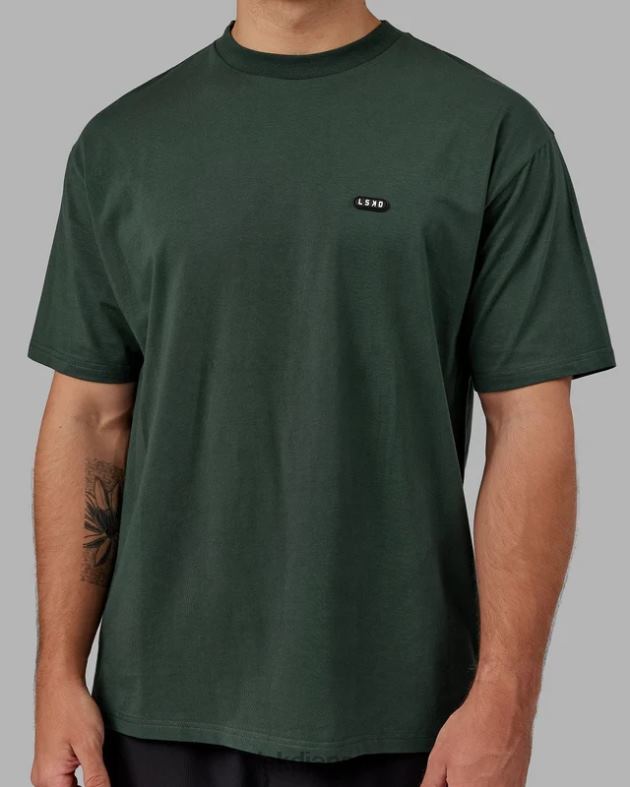 カプセル FLXコットン T シャツ オーバーサイズ - バイタルグリーン LSKD ユニセックス 衣服 082HP269