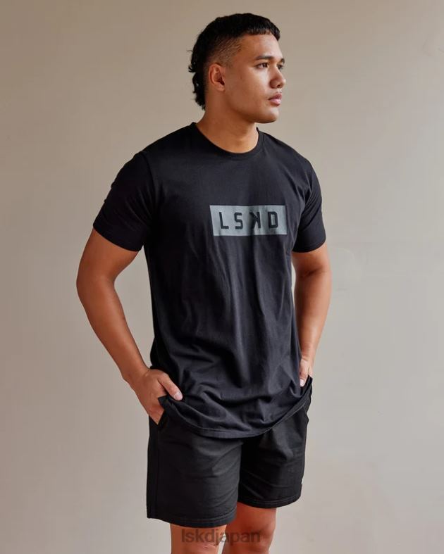 ストレングス FLXコットン T シャツ - ブラックブラック LSKD 男性 衣服 082HP921