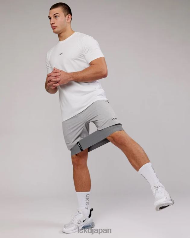 ベース FLXコットン T シャツ - ホワイト LSKD 男性 衣服 082HP923