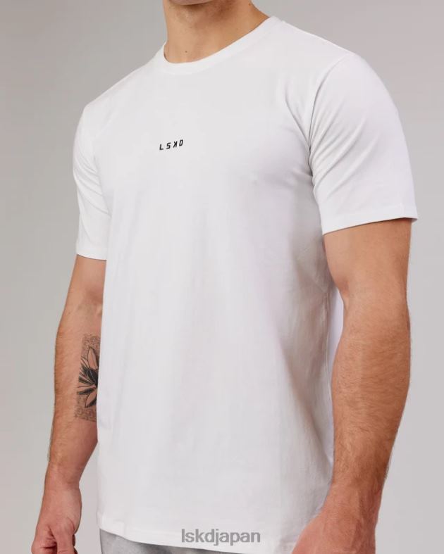 ベース FLXコットン T シャツ - ホワイト LSKD 男性 衣服 082HP923