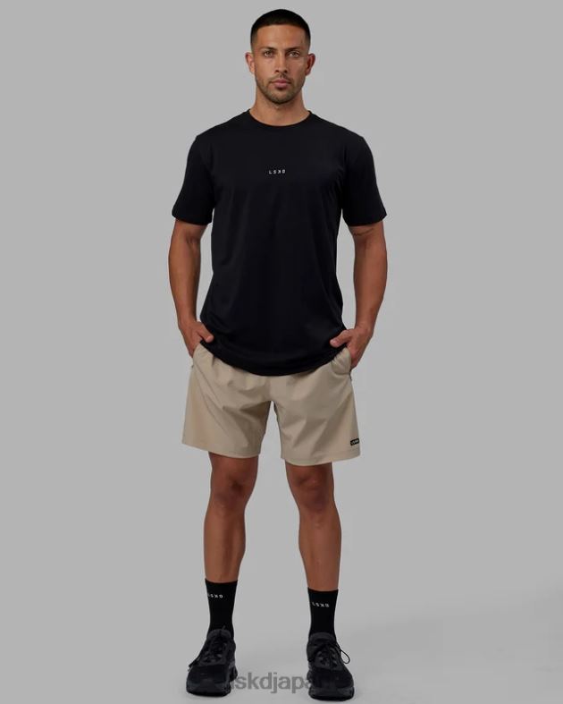 ベース FLXコットン T シャツ - ブラック LSKD 男性 衣服 082HP926