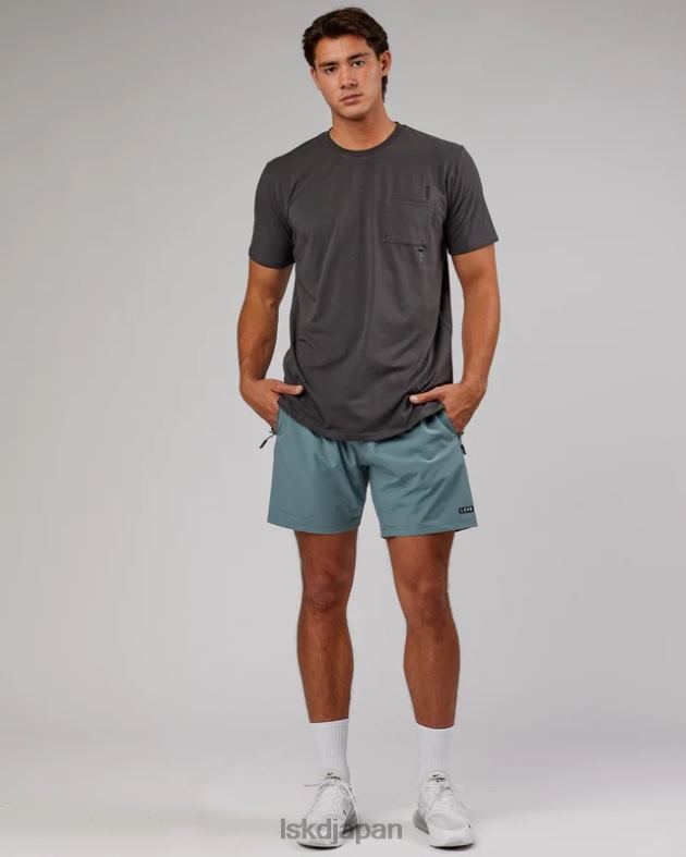 ウェルド FLXコットン ポケット T シャツ - アスファルト LSKD 男性 衣服 082HP974