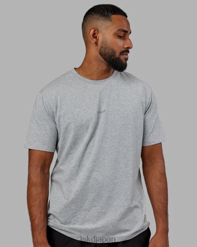 ベース FLXコットン T シャツ - LT グレーメール LSKD 男性 衣服 082HP928
