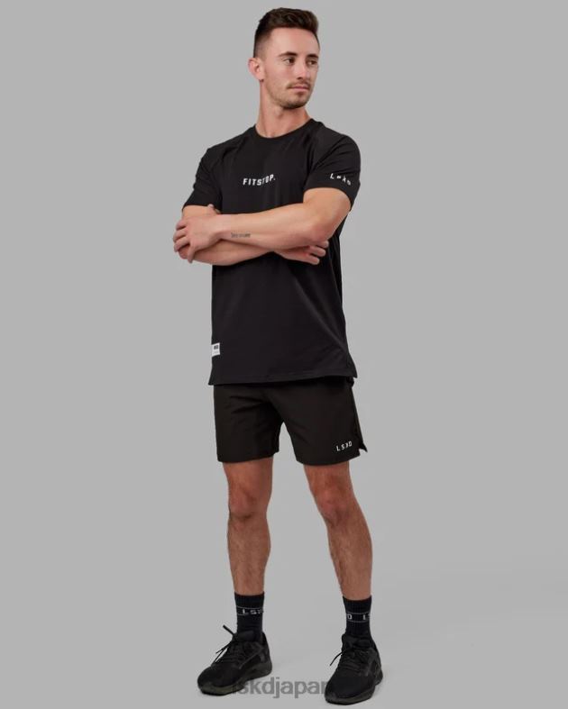 Fitstop オプティカル T シャツ - ブラック LSKD 男性 衣服 082HP961