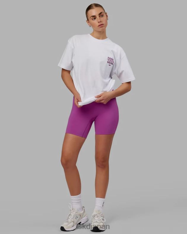 Good Times ヘビーウェイト T シャツ オーバーサイズ - ホワイトオーキッド LSKD ユニセックス 衣服 082HP226