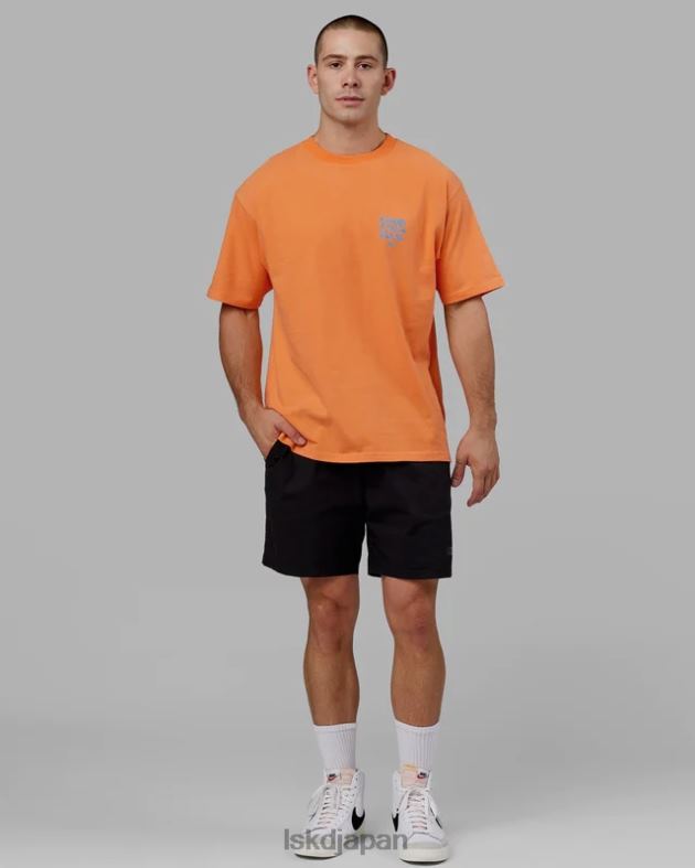 Good Times ヘビーウェイト T シャツ オーバーサイズ - タンジェリンブルー LSKD ユニセックス 衣服 082HP332