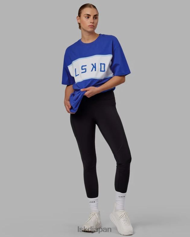 アラインメントヘビーウェイトティーオーバーサイズ - パワーコバルト LSKD ユニセックス 衣服 082HP257