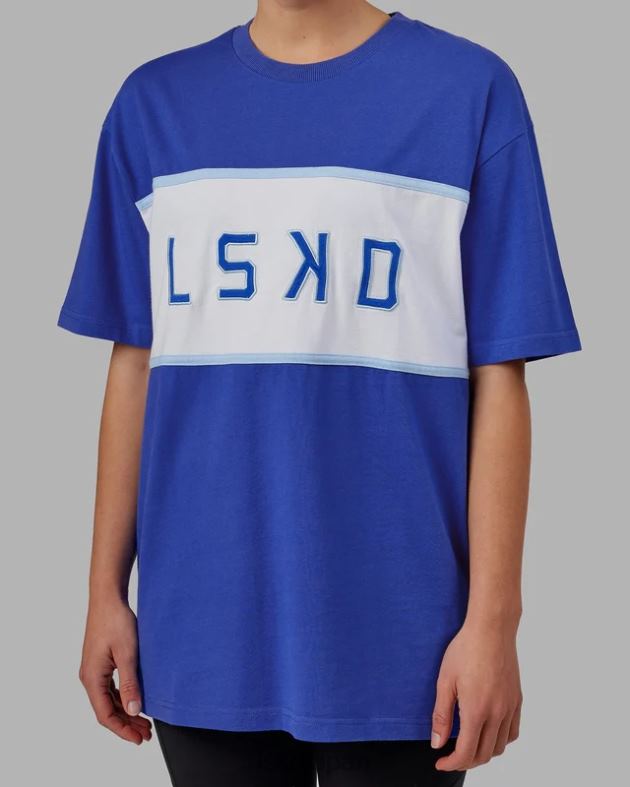 アラインメントヘビーウェイトティーオーバーサイズ - パワーコバルト LSKD ユニセックス 衣服 082HP257