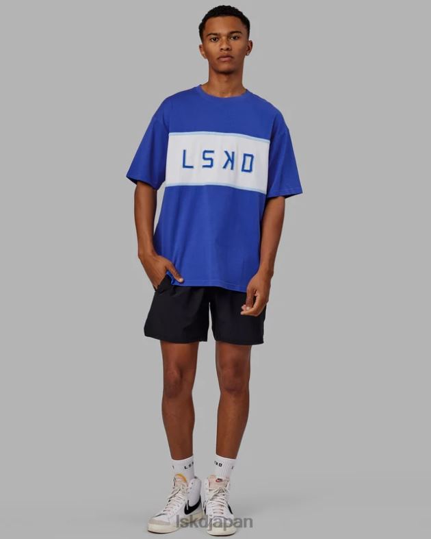 アラインメントヘビーウェイトティーオーバーサイズ - パワーコバルト LSKD ユニセックス 衣服 082HP257