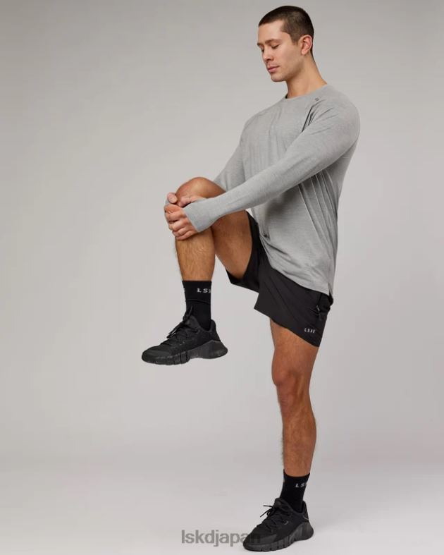パフォーム ヴェイパーフロクス LS ティー - LT グレー マール LSKD 男性 衣服 082HP936