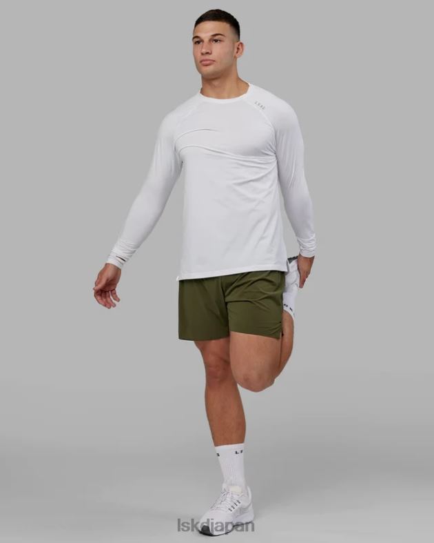 パフォーム ヴェイパーフロクス LS Tシャツ - ホワイトメール LSKD 男性 衣服 082HP947