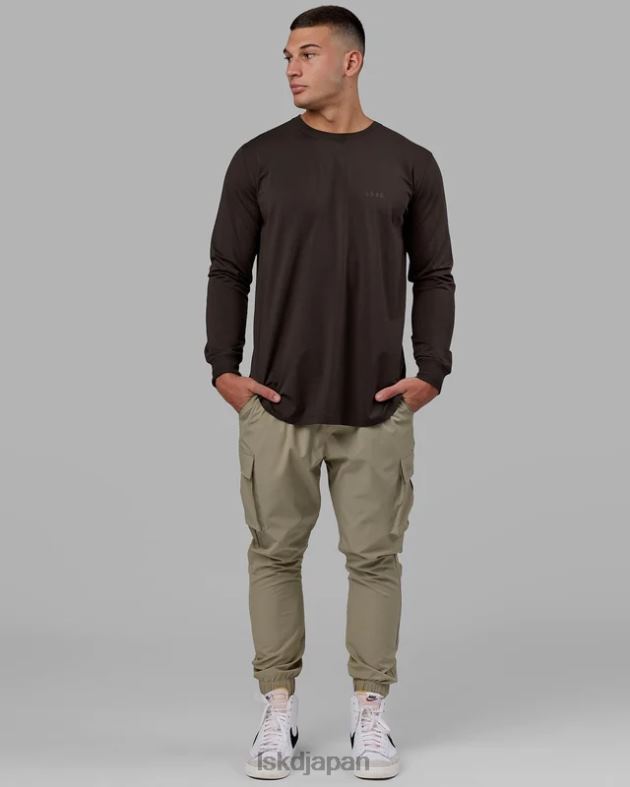 デラックス ピマフレックス LS Tシャツ - ダークウォルナット LSKD 男性 衣服 082HP953