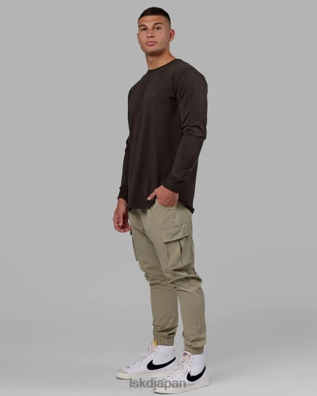 デラックス ピマフレックス LS Tシャツ - ダークウォルナット LSKD 男性 衣服 082HP953