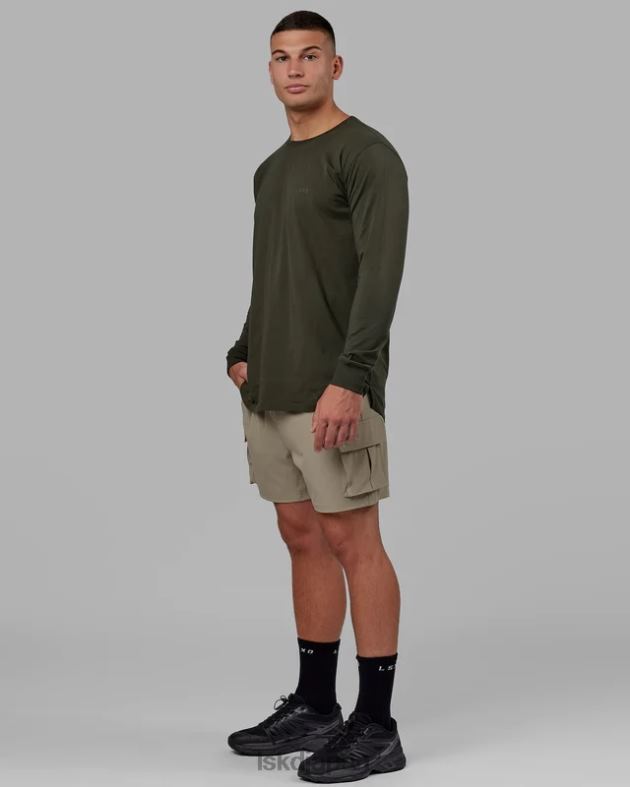 デラックス ピマフレックス LS Tシャツ - 森の夜 LSKD 男性 衣服 082HP957