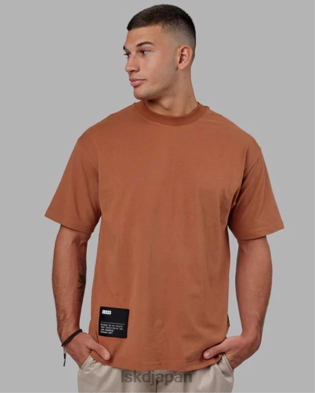 R&D ヘビーウェイト オーバーサイズ T シャツ - ヘーゼル LSKD 男性 衣服 082HP979