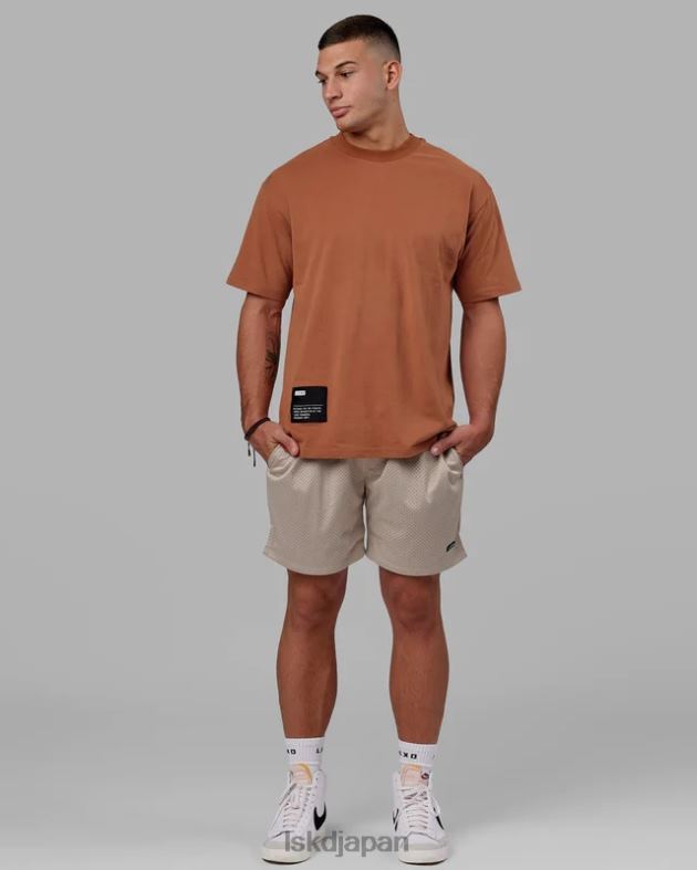 R&D ヘビーウェイト オーバーサイズ T シャツ - ヘーゼル LSKD 男性 衣服 082HP979