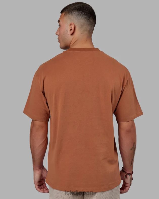 R&D ヘビーウェイト オーバーサイズ T シャツ - ヘーゼル LSKD 男性 衣服 082HP979