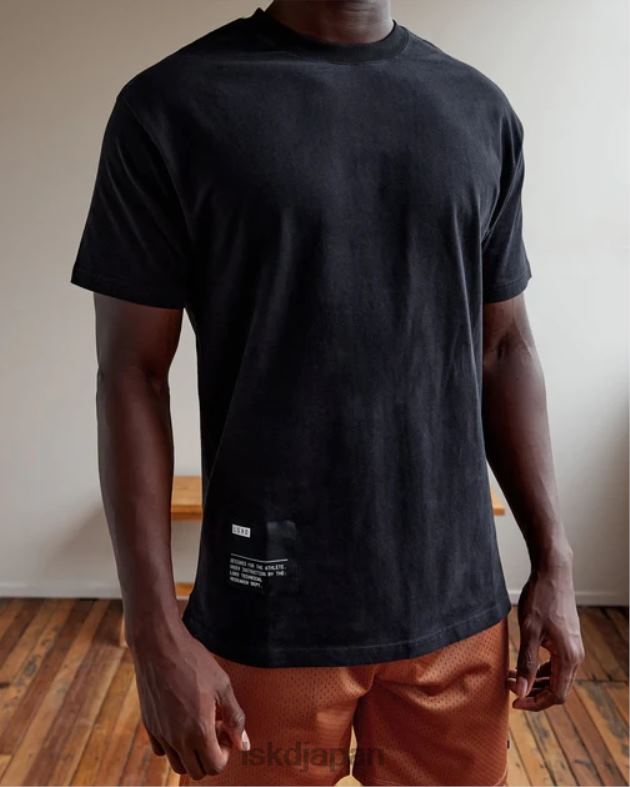 R&D ヘビーウェイト オーバーサイズ T シャツ - ブラック LSKD 男性 衣服 082HP980