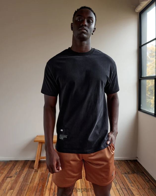 R&D ヘビーウェイト オーバーサイズ T シャツ - ブラック LSKD 男性 衣服 082HP980