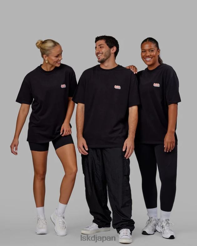 Radiate ヘビーウェイト T シャツ オーバーサイズ - ブラック LSKD ユニセックス 衣服 082HP243