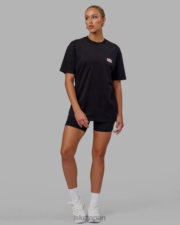 Radiate ヘビーウェイト T シャツ オーバーサイズ - ブラック LSKD ユニセックス 衣服 082HP243