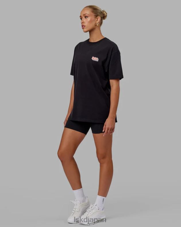 Radiate ヘビーウェイト T シャツ オーバーサイズ - ブラック LSKD ユニセックス 衣服 082HP243