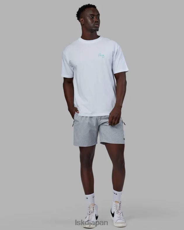 ジャーニー T シャツ オーバーサイズ - ホワイト LSKD ユニセックス 衣服 082HP224