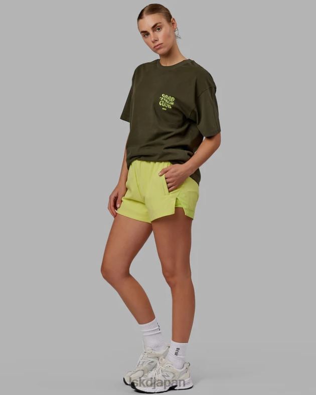 グッドタイムズ ヘビーウェイト T シャツ オーバーサイズ - フォレストナイトミント LSKD ユニセックス 衣服 082HP225