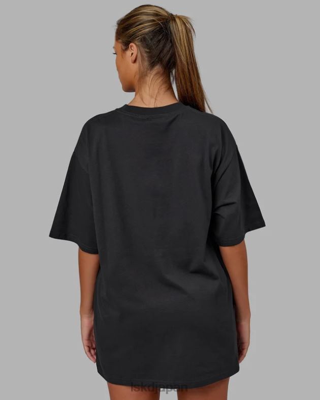 フラッグ ヘビーウェイト T シャツ オーバーサイズ - ファントム LSKD ユニセックス 衣服 082HP298