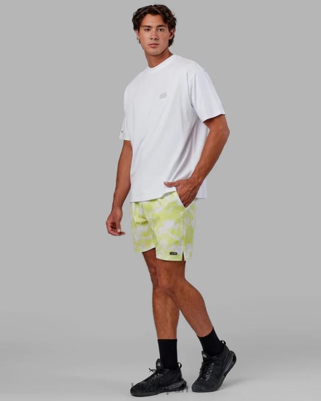 フォート フレックスコットン T シャツ オーバーサイズ - ホワイト LSKD ユニセックス 衣服 082HP309