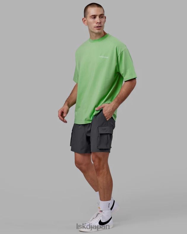 モーション フレックスコットン T シャツ オーバーサイズ - アップルミント LSKD ユニセックス 衣服 082HP311