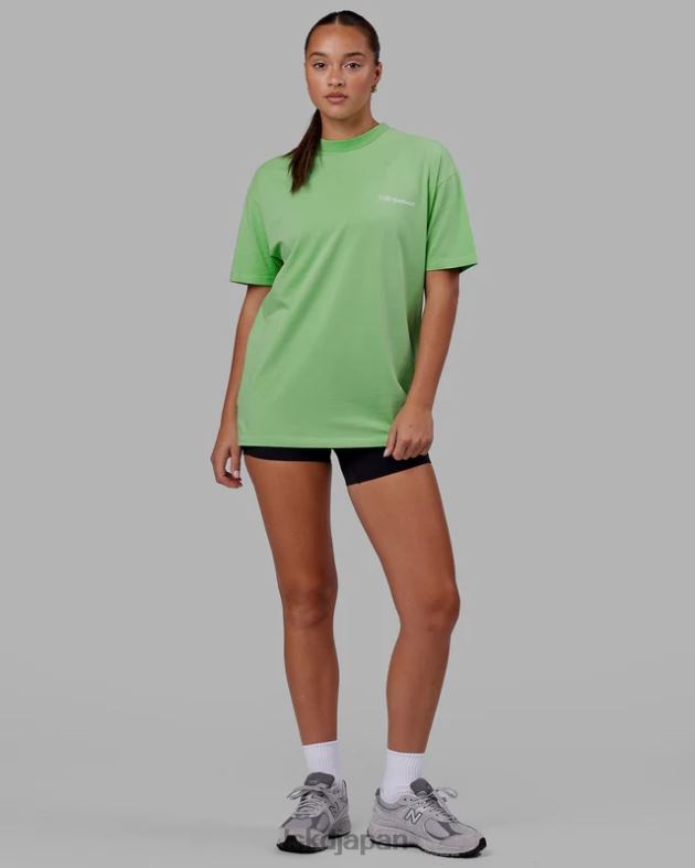 モーション フレックスコットン T シャツ オーバーサイズ - アップルミント LSKD ユニセックス 衣服 082HP311