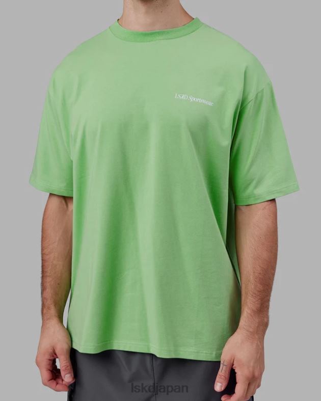 モーション フレックスコットン T シャツ オーバーサイズ - アップルミント LSKD ユニセックス 衣服 082HP311