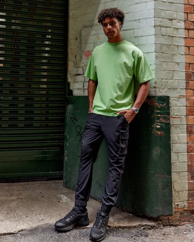 モーション フレックスコットン T シャツ オーバーサイズ - アップルミント LSKD ユニセックス 衣服 082HP311